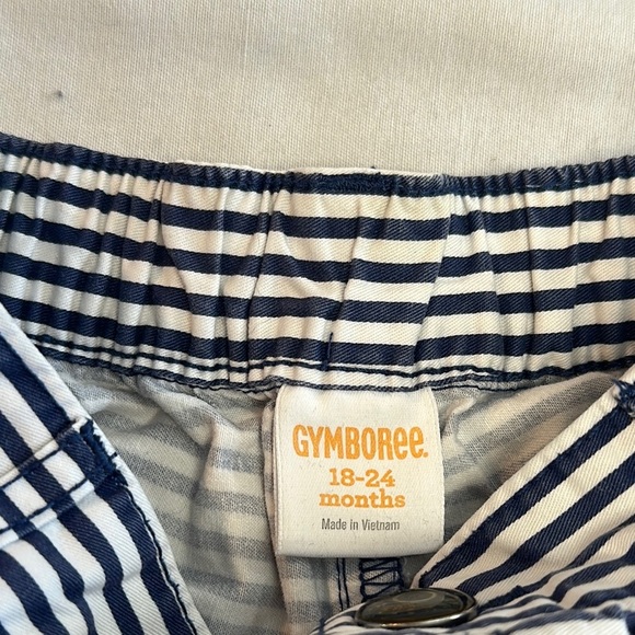 Gymboree Striped Shorts in Navy and White - Picture 2 of 4